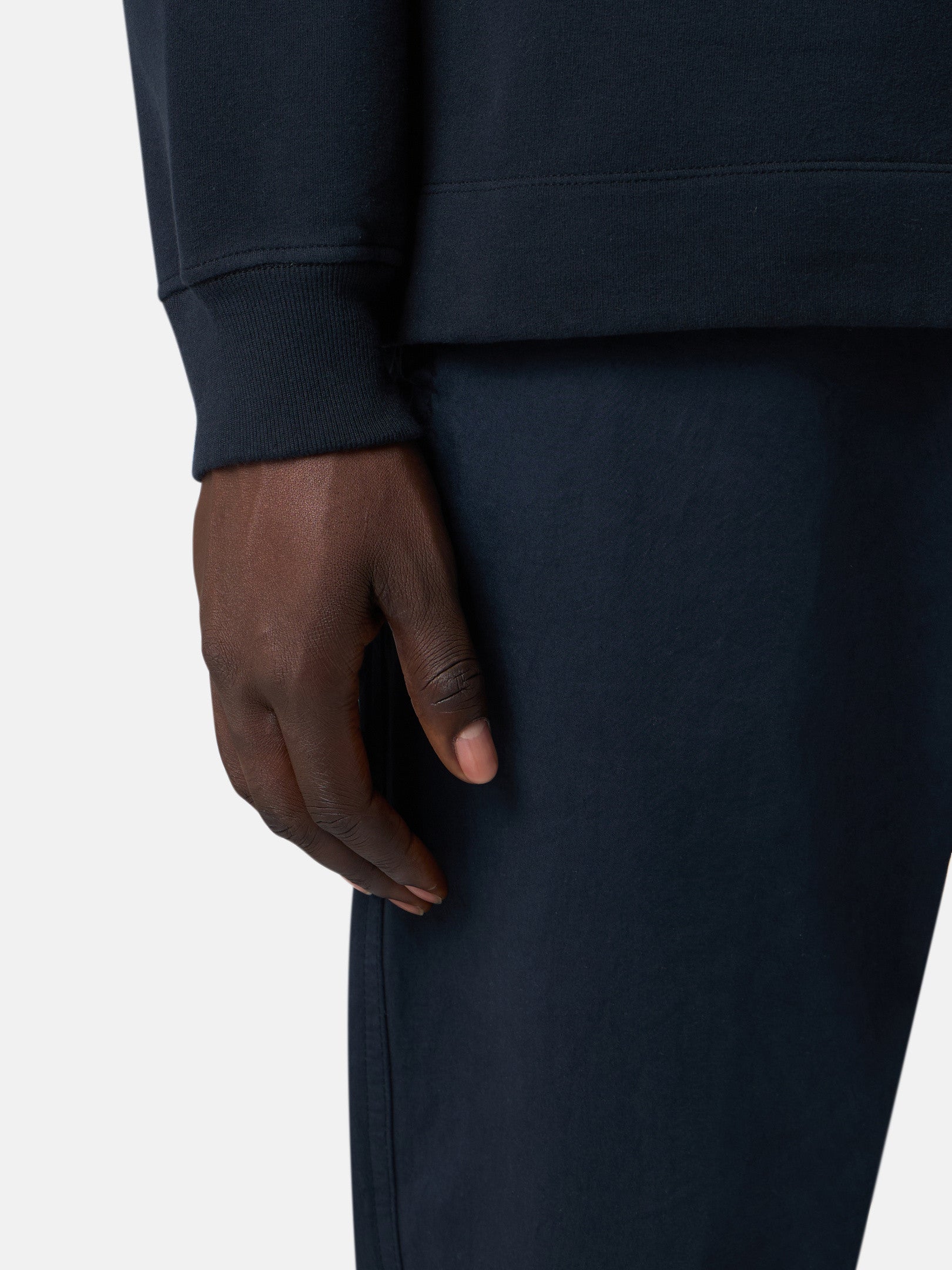 649F7 STRETCH ORGANIC COTTON FLEECE_STONE ISLAND GHOST