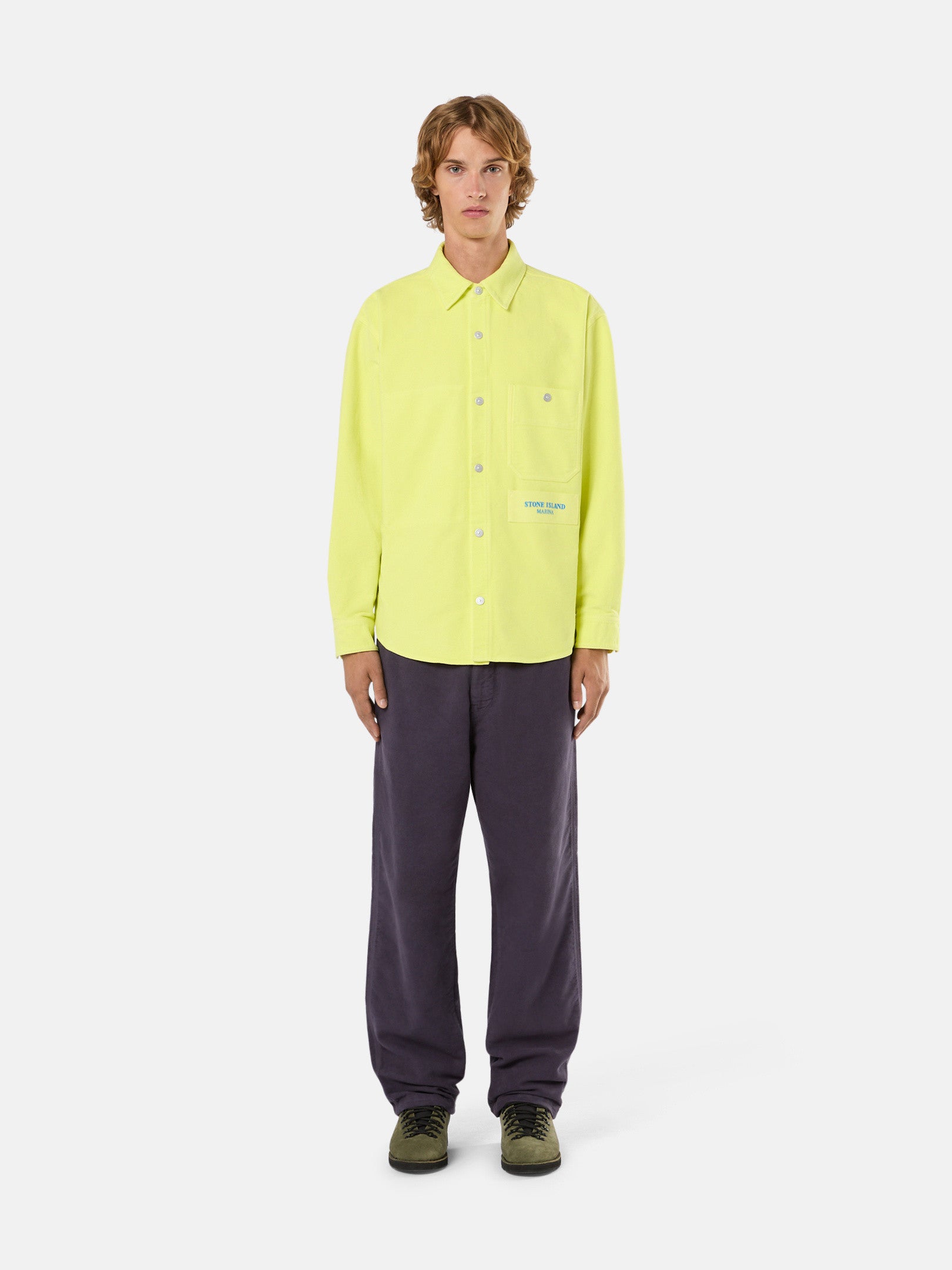 109X6 COTTON MOLESKIN_STONE ISLAND MARINA