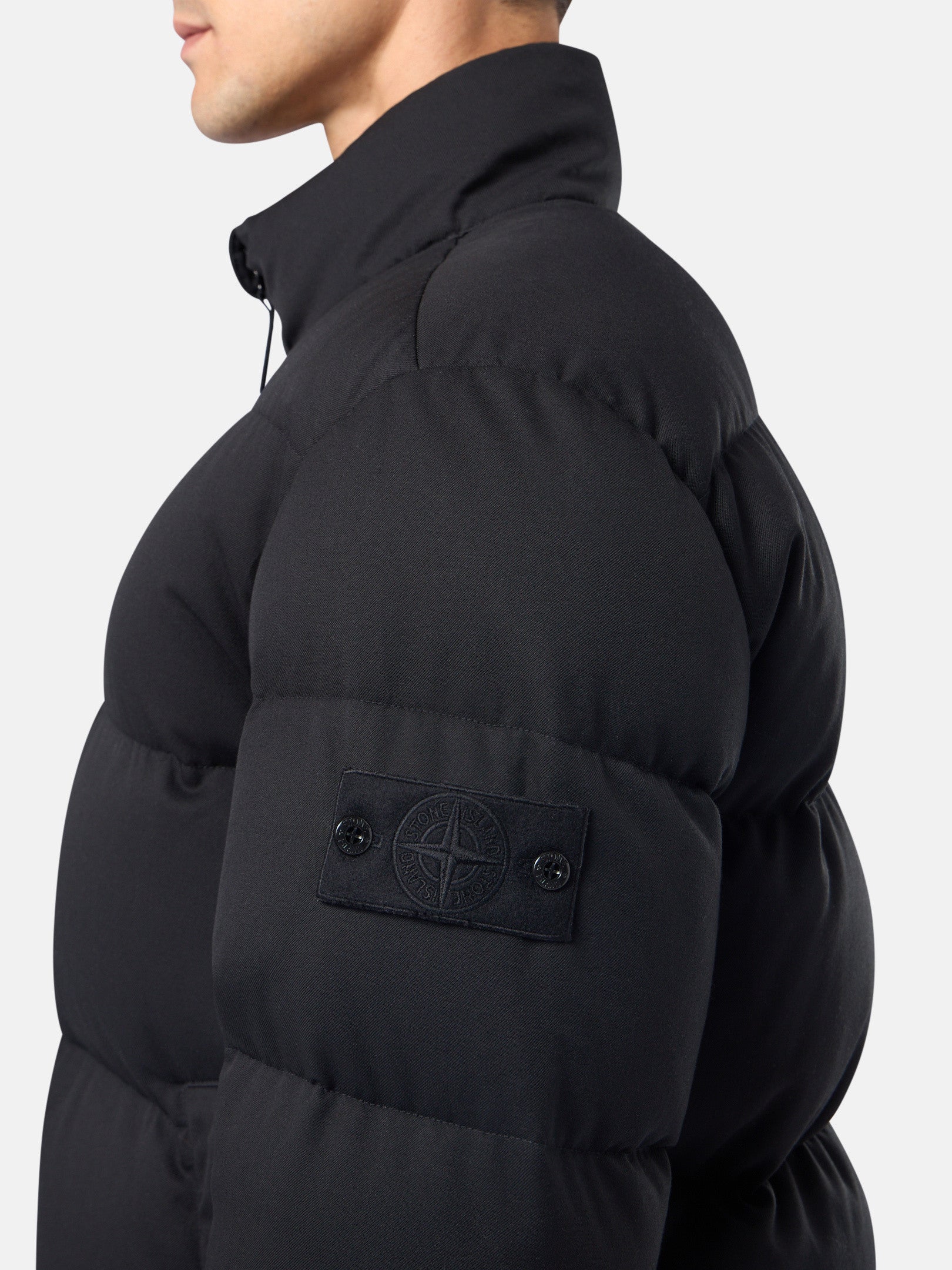 453F3 WOOL TWILL DOWN-TC_STONE ISLAND GHOST