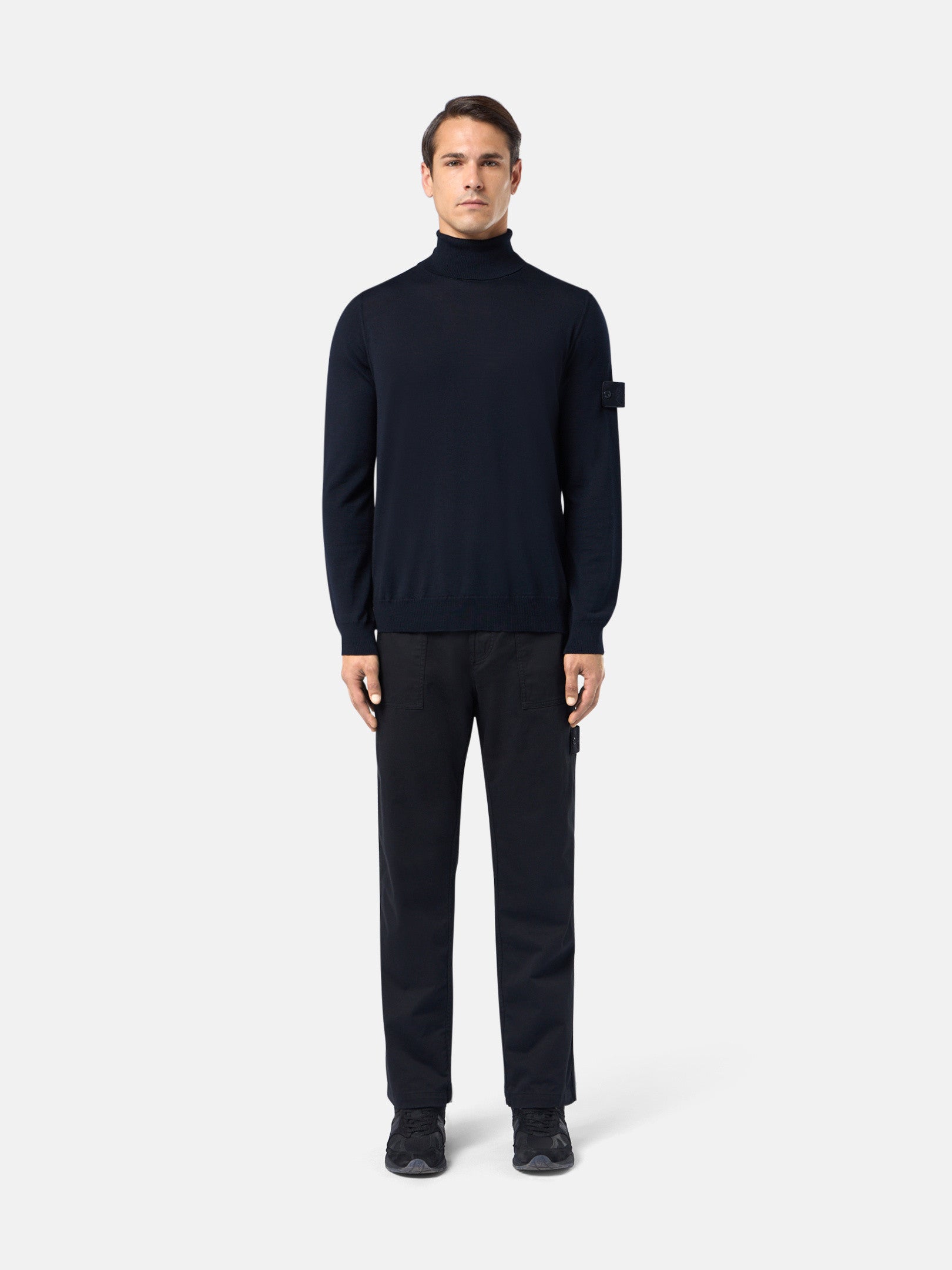 565FC LIGHT PURE RWS WOOL_STONE ISLAND GHOST