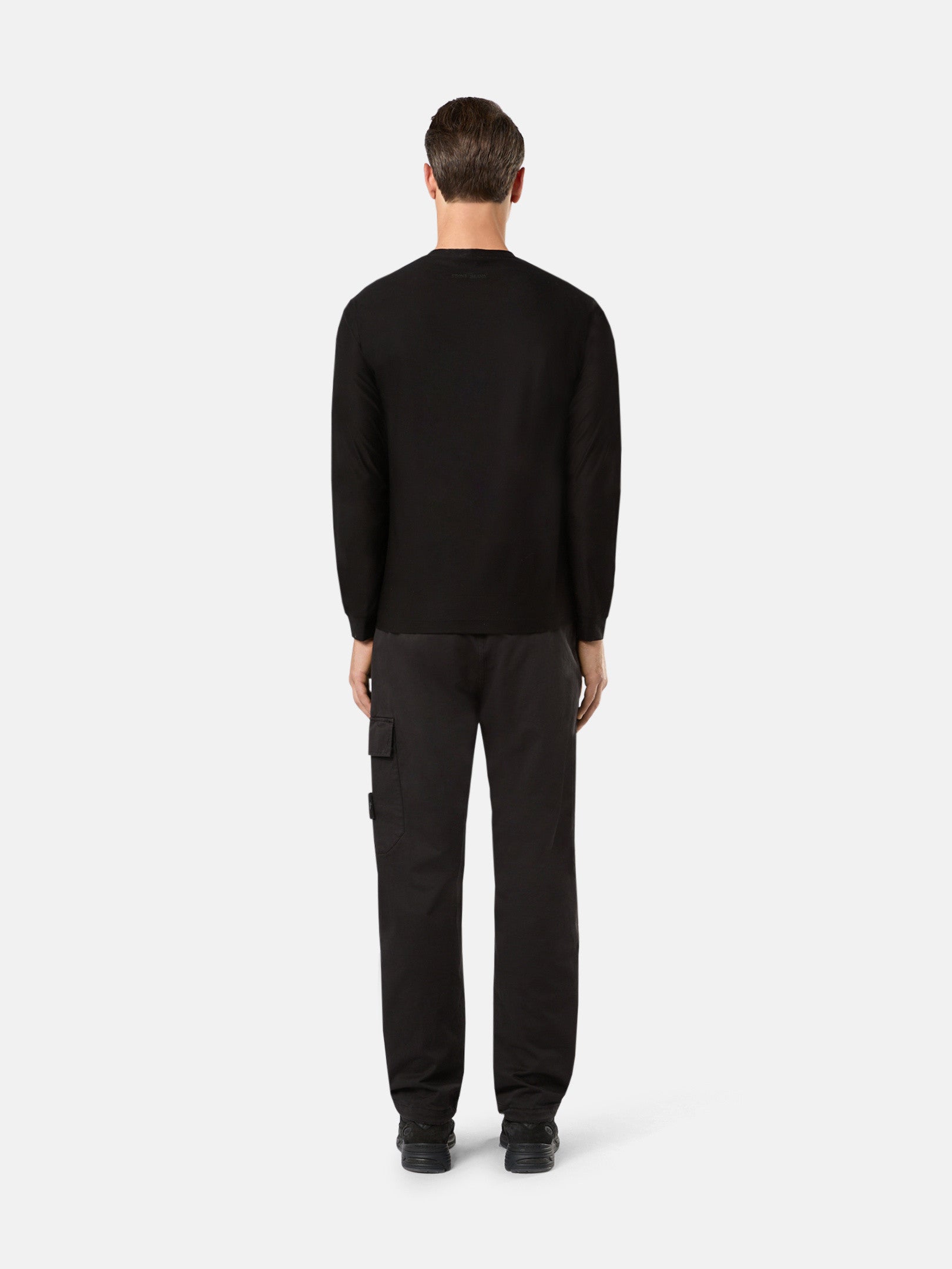 220F8 MERCERIZED COTTON JERSEY_STONE ISLAND GHOST
