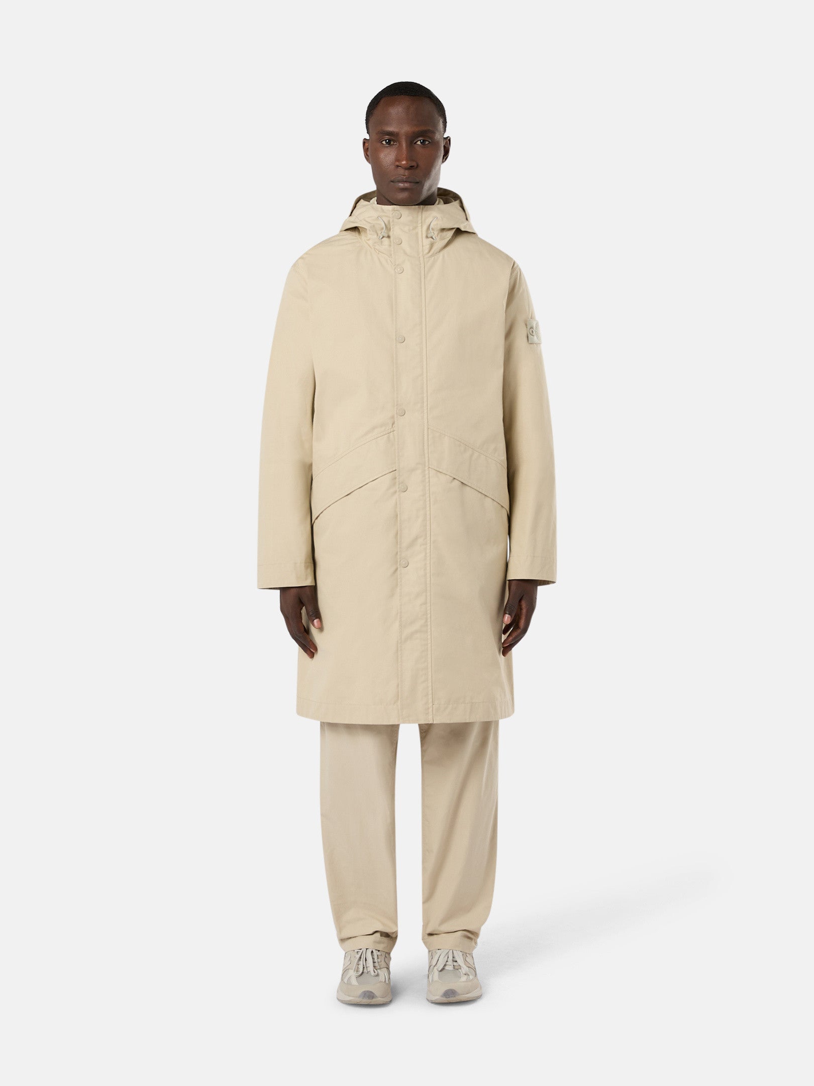 711F1 WEATHERPROOF COTTON CANVAS_STONE ISLAND GHOST