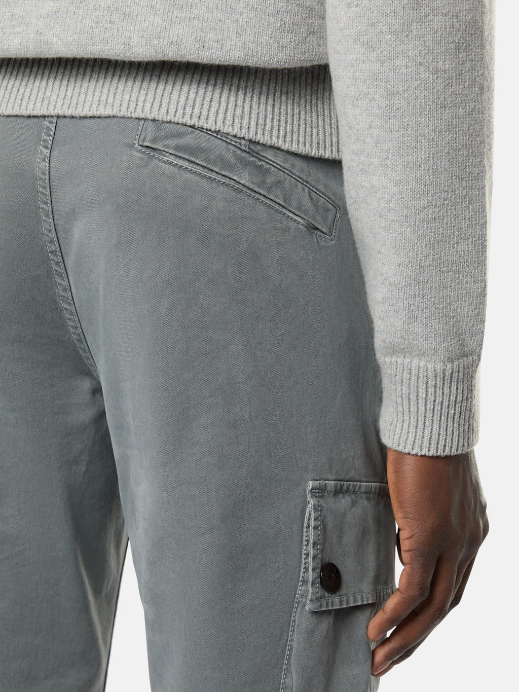 303L1 STRETCH BROKEN TWILL ORGANIC COTTON 'OLD' EFFECT