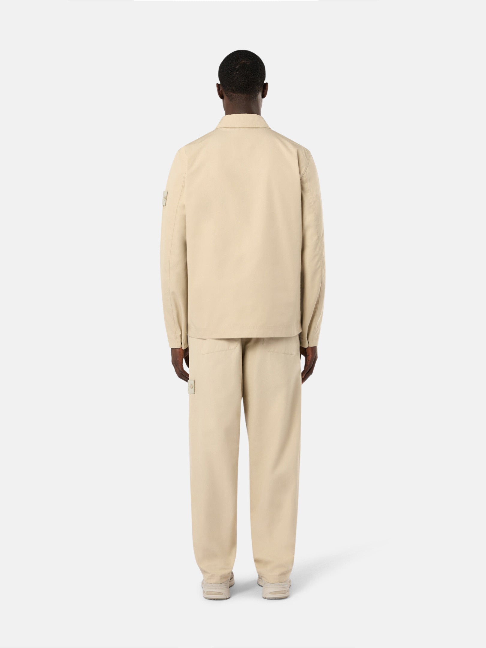 107F1 WEATHERPROOF COTTON CANVAS_STONE ISLAND GHOST
