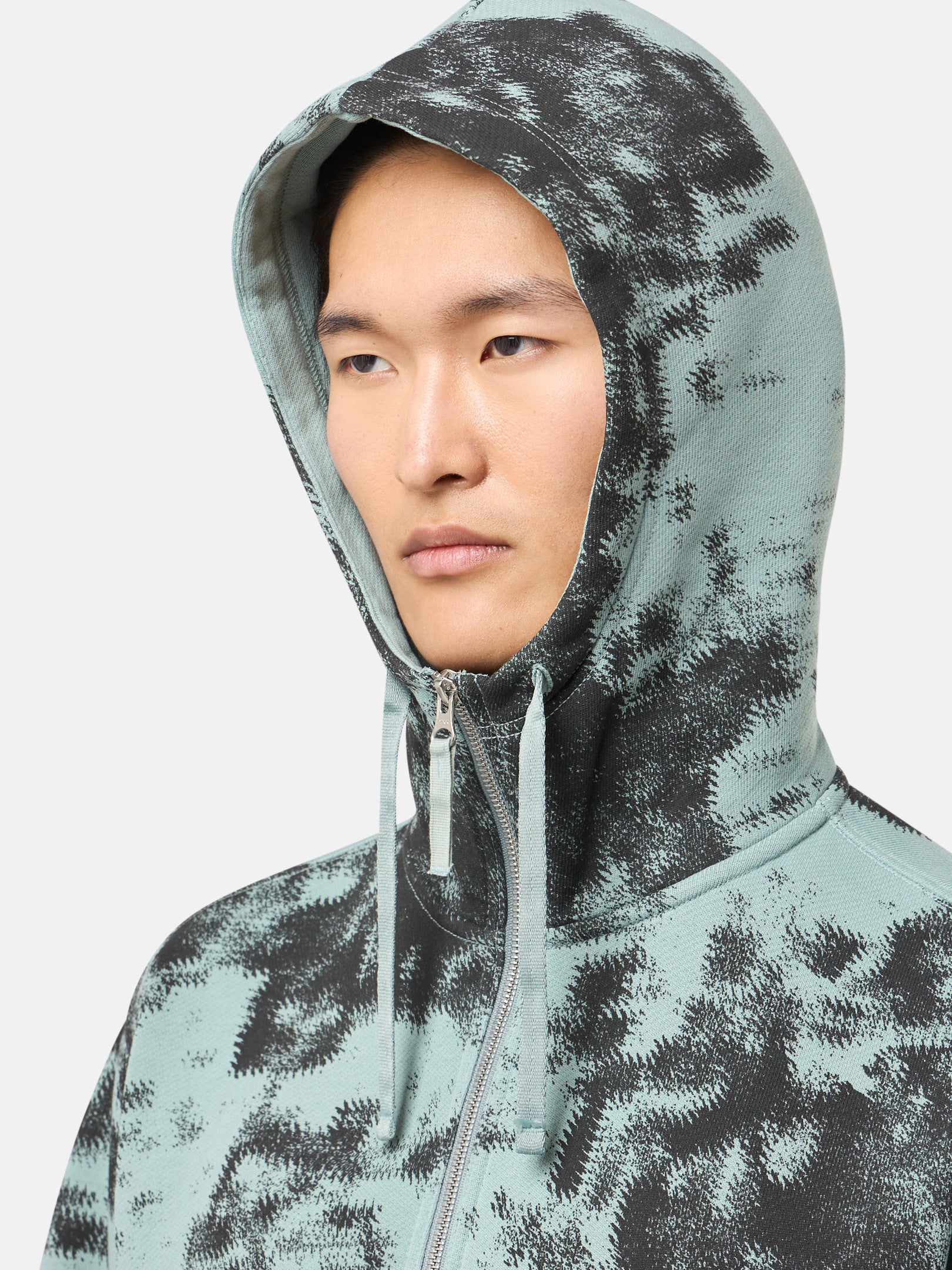 659E3 CAMOUFLAGE ORGANIC COTTON DIAGONAL FLEECE