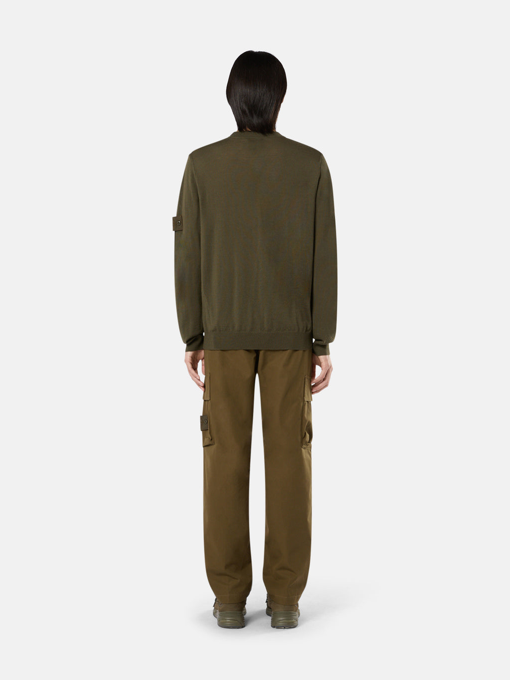 566FC LIGHT PURE RWS WOOL_STONE ISLAND GHOST