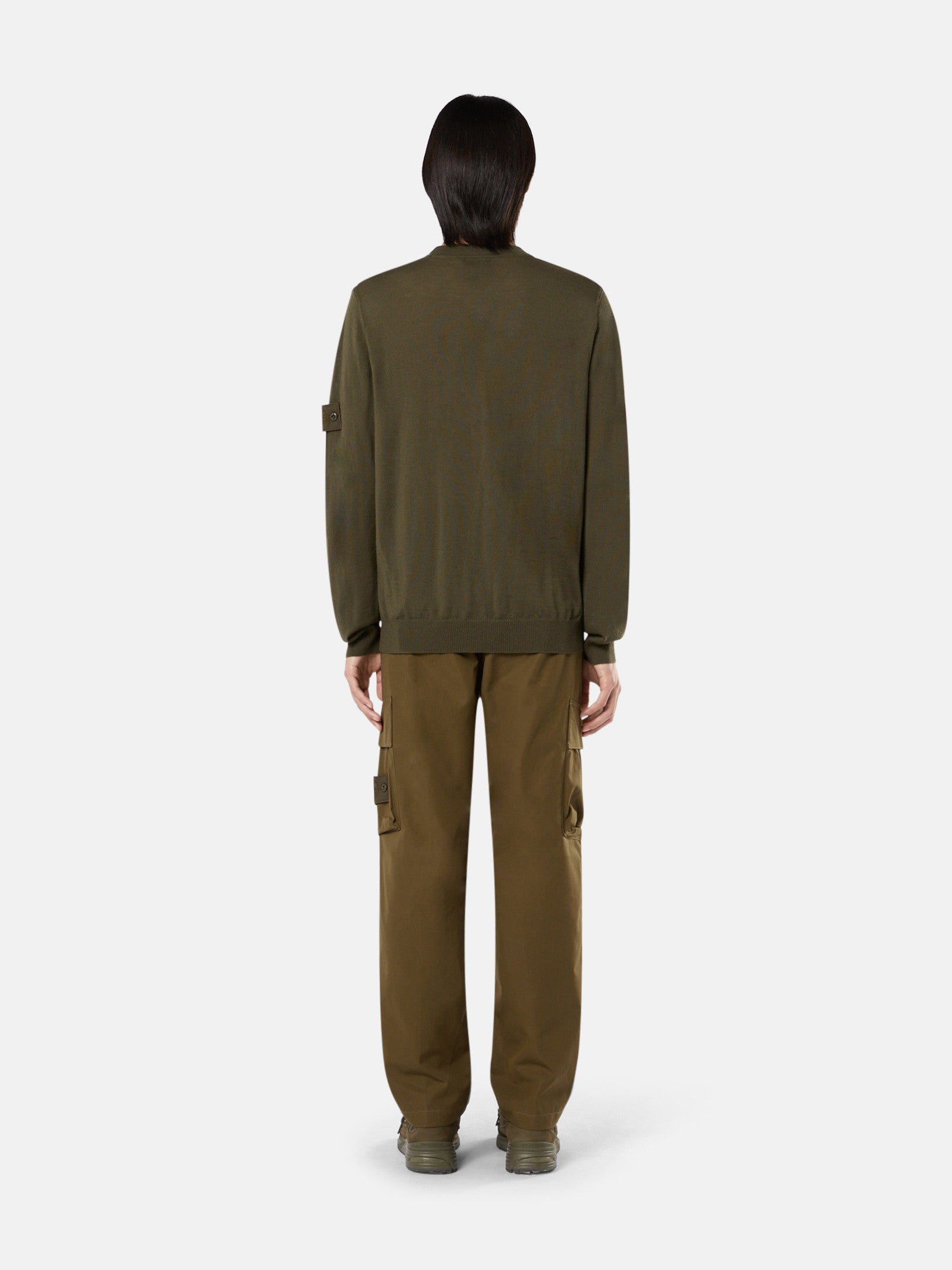 566FC LIGHT PURE RWS WOOL_STONE ISLAND GHOST