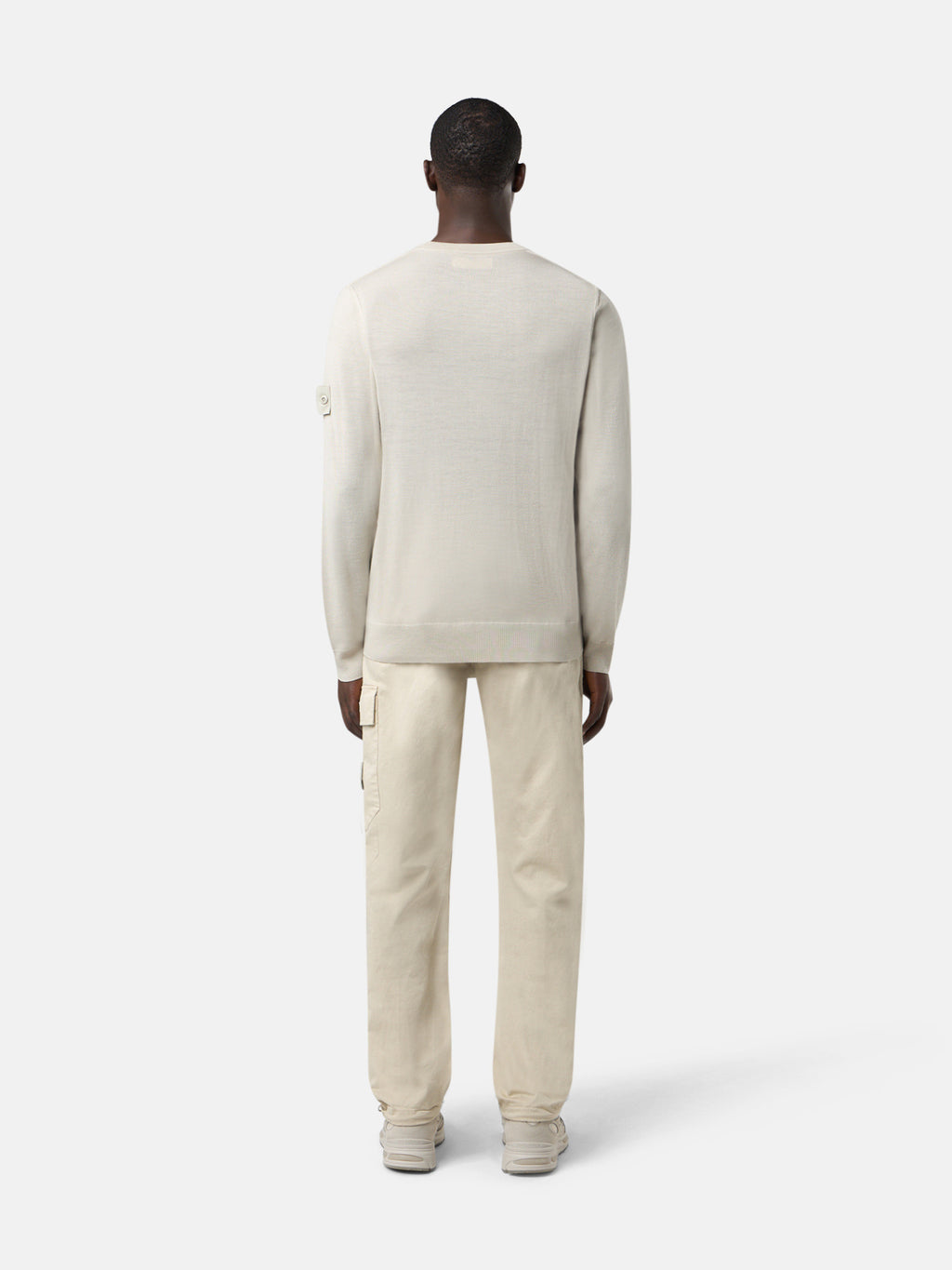 566FC LIGHT PURE RWS WOOL_STONE ISLAND GHOST