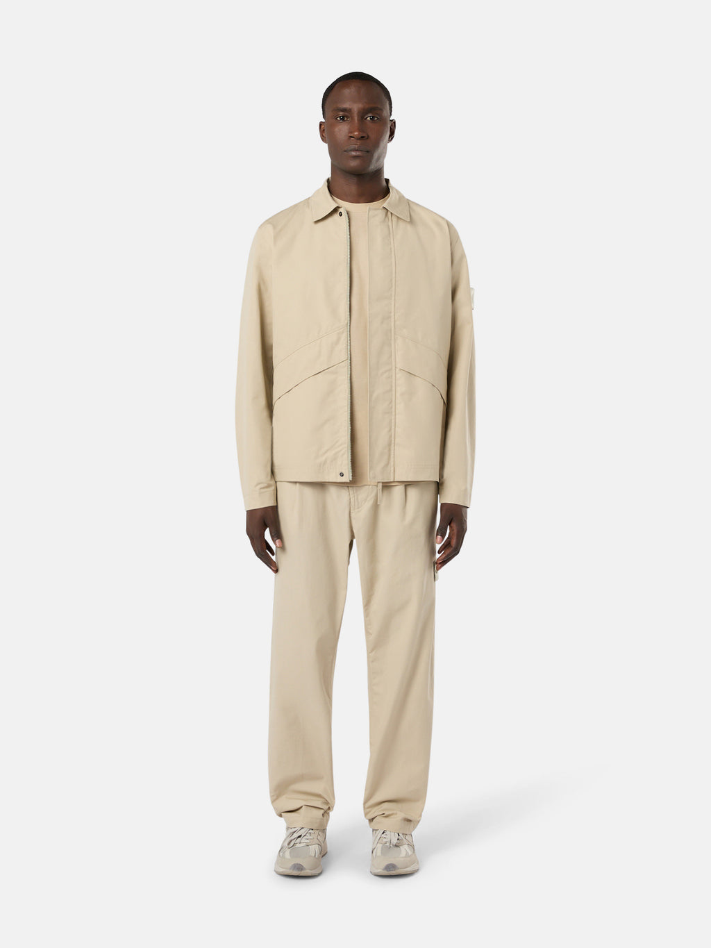 312F1 WEATHERPROOF COTTON CANVAS_STONE ISLAND GHOST