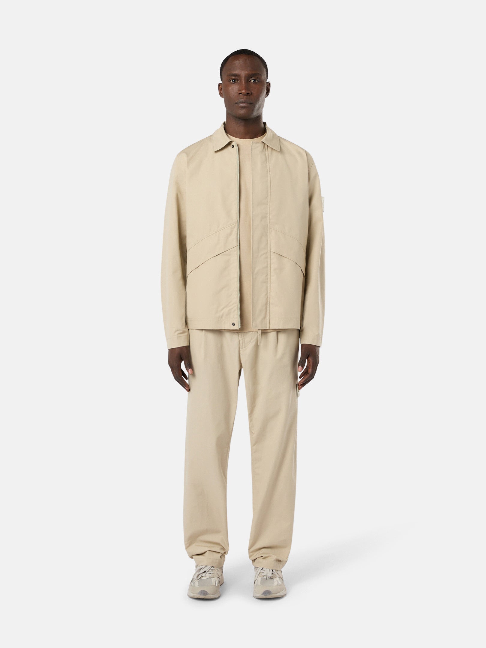 312F1 WEATHERPROOF COTTON CANVAS_STONE ISLAND GHOST