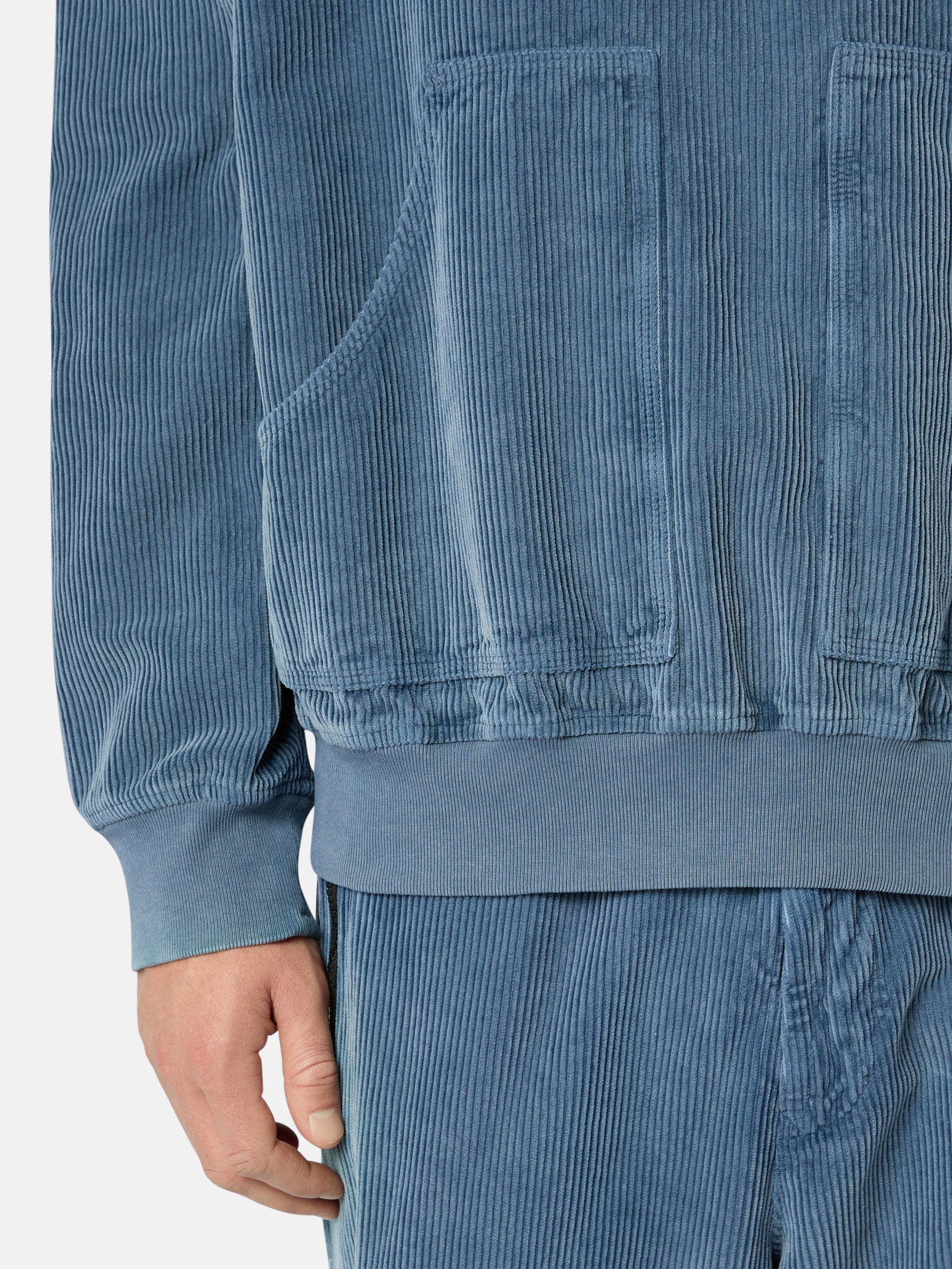 12106 ORGANIC COTTON CORDUROY 800 FROST FINISH