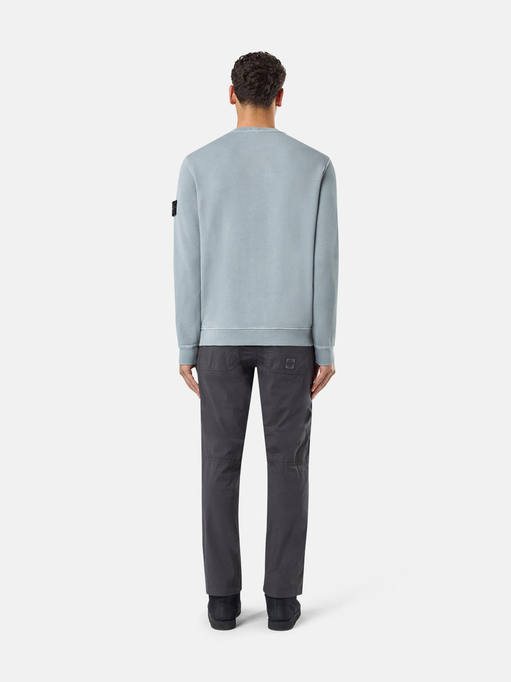 61241 ORGANIC COTTON DIAGONAL FLEECE 'OLD' EFFECT
