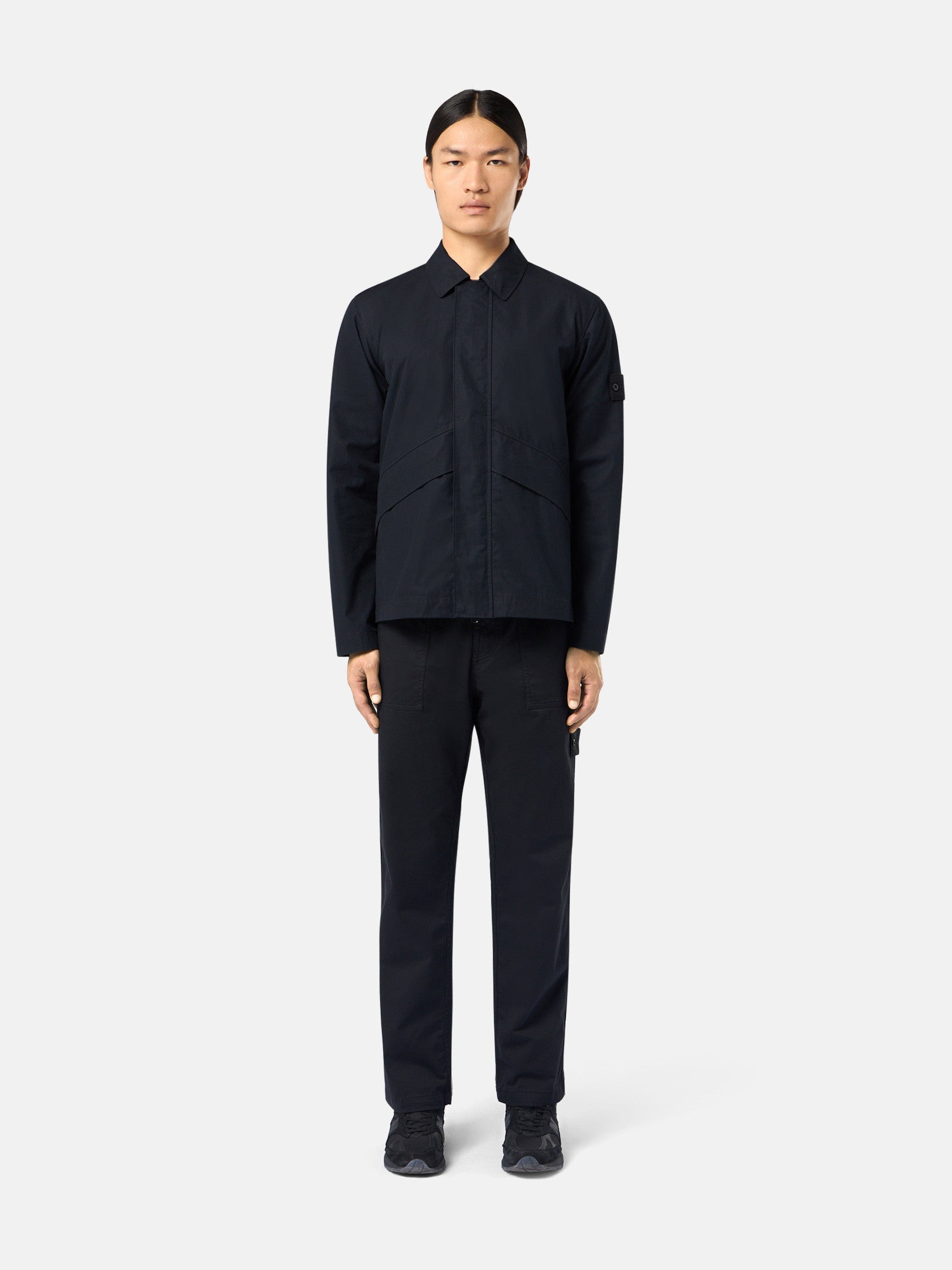 107F1 WEATHERPROOF COTTON CANVAS_STONE ISLAND GHOST