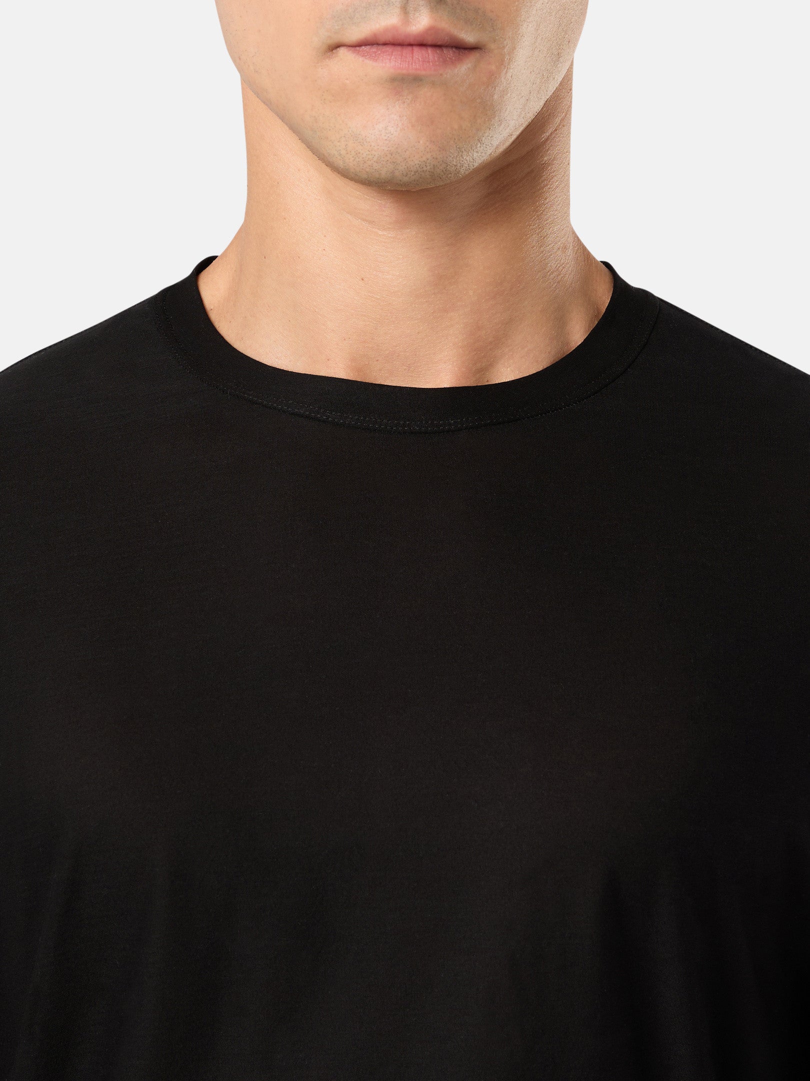 220F8 MERCERIZED COTTON JERSEY_STONE ISLAND GHOST