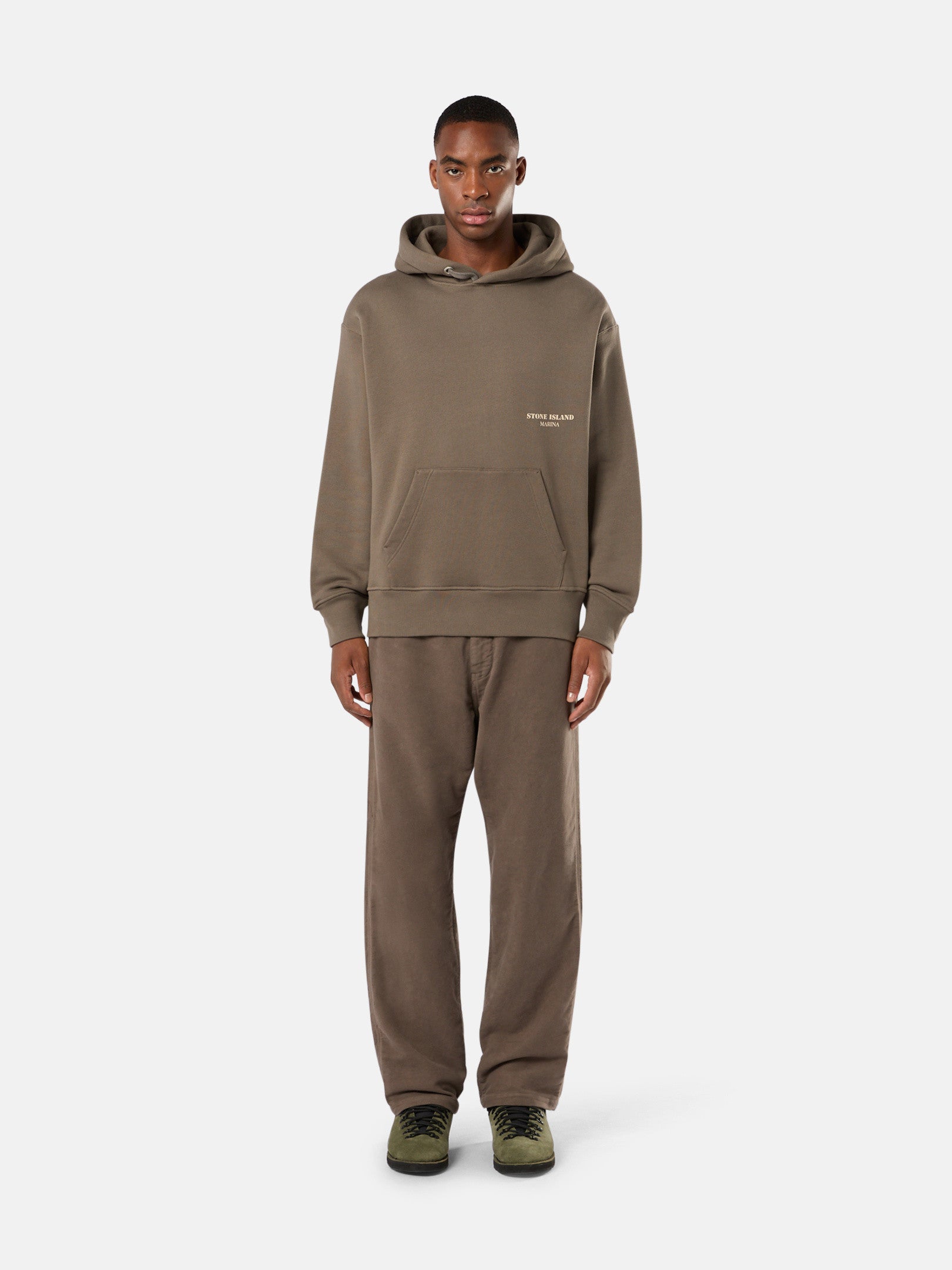 638X5 COTTON FLEECE_STONE ISLAND MARINA
