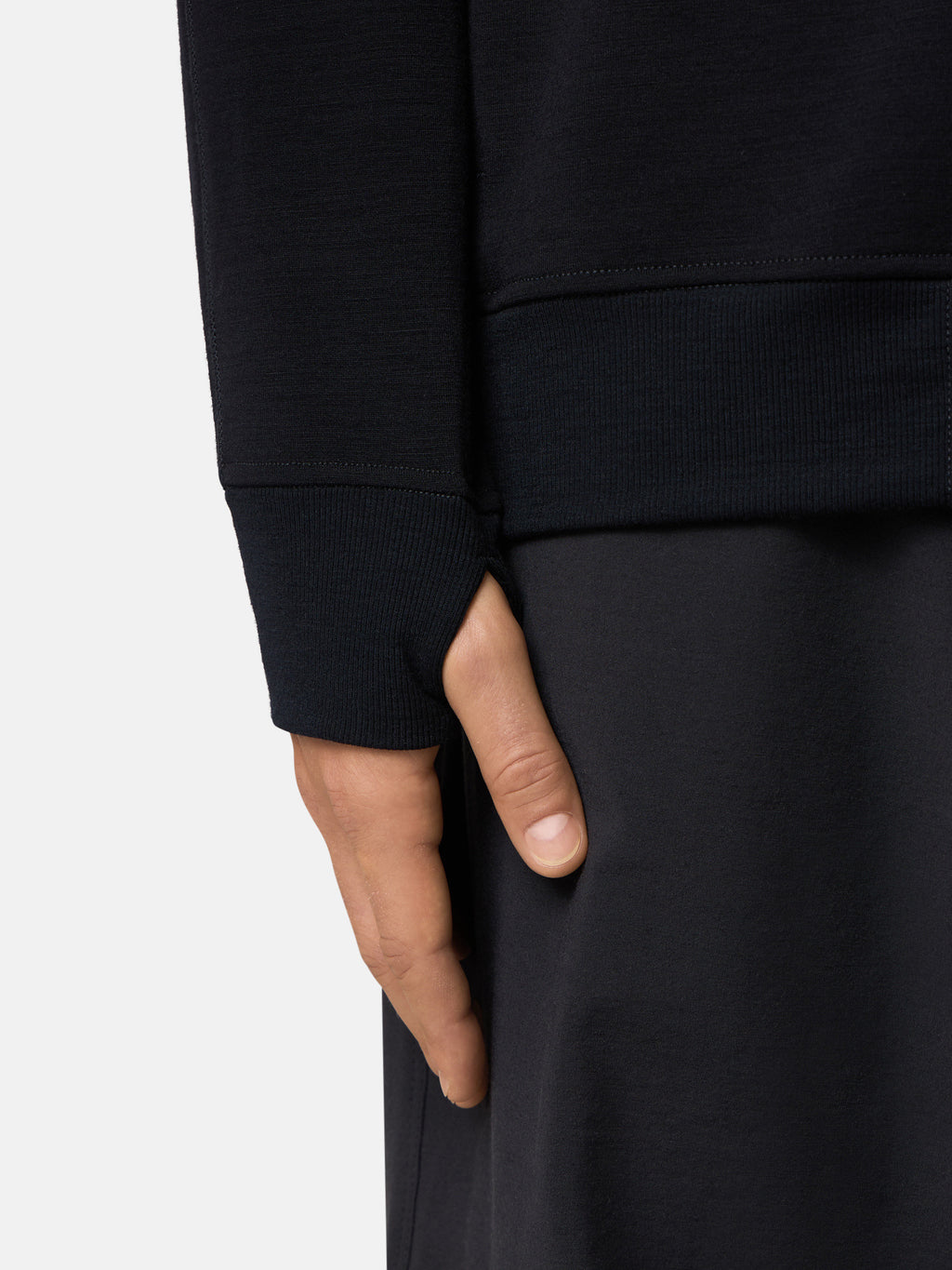 622G5 LIGHT STRETCH WOOL COTTON FLEECE_STONE ISLAND STELLINA