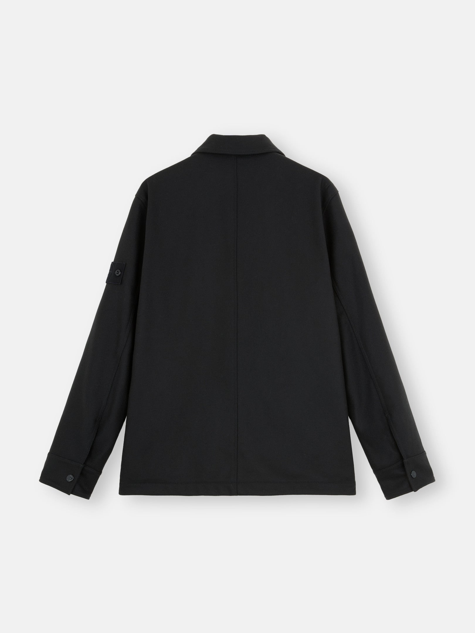 120F4 WOOL NYLON FLANNEL_STONE ISLAND GHOST PIECE