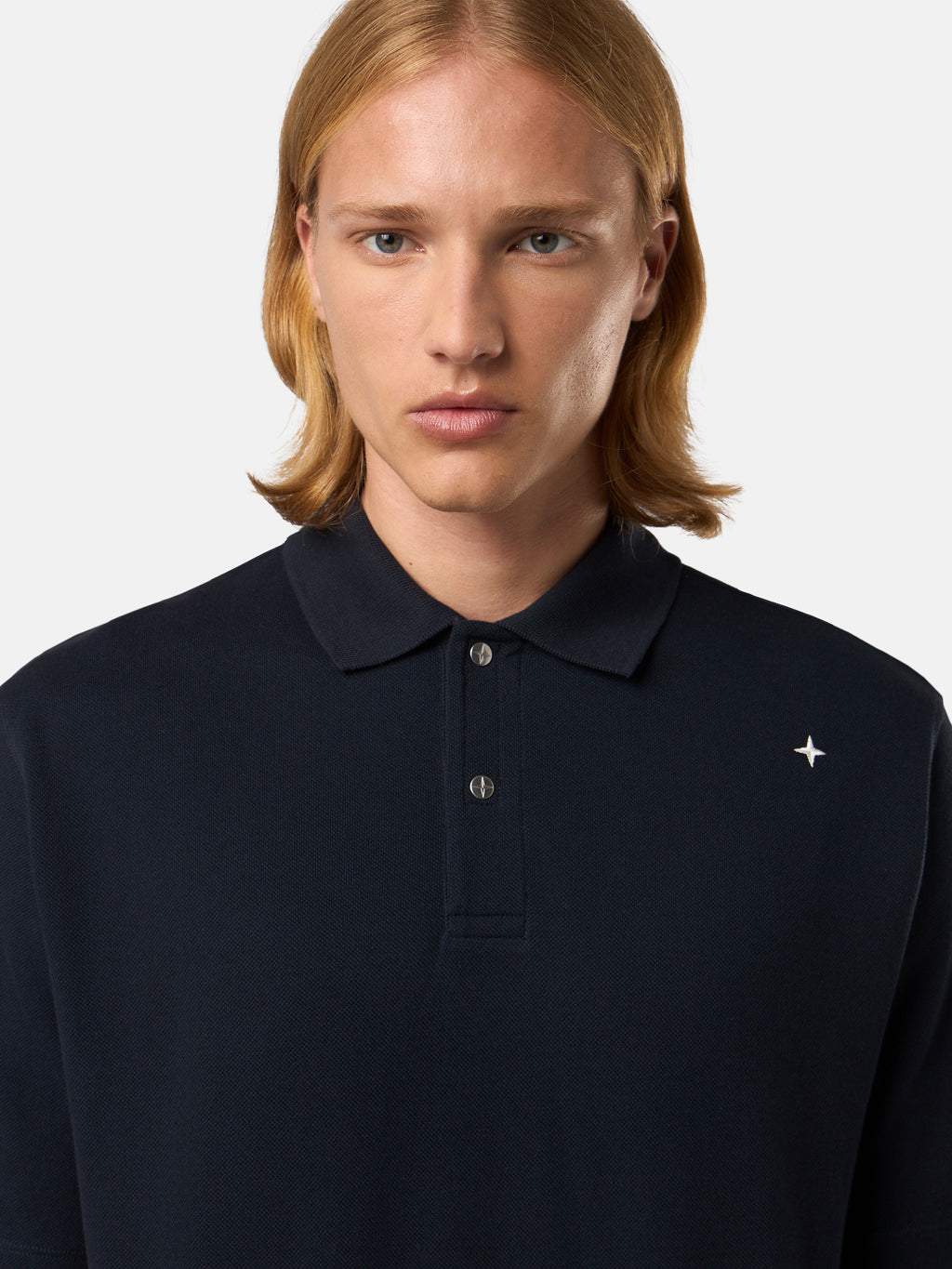 203G4 50/2 ORGANIC COTTON PIQUÉ_STONE ISLAND STELLINA