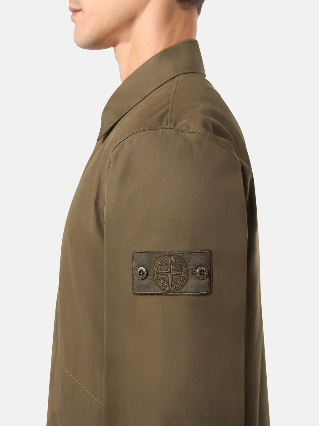 107F1 WEATHERPROOF COTTON CANVAS_STONE ISLAND GHOST