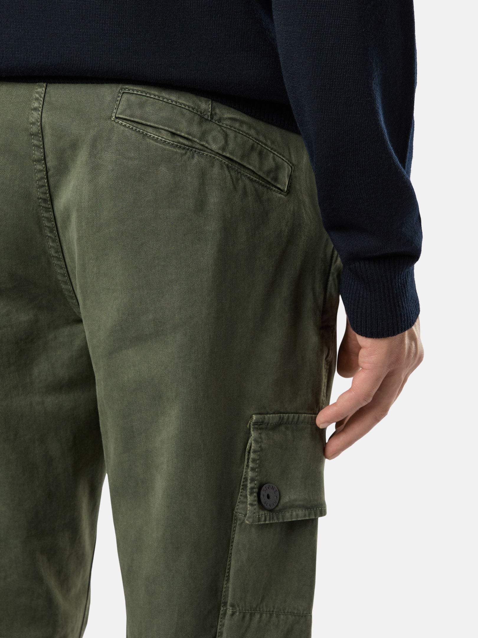 303L1 STRETCH BROKEN TWILL ORGANIC COTTON 'OLD' EFFECT