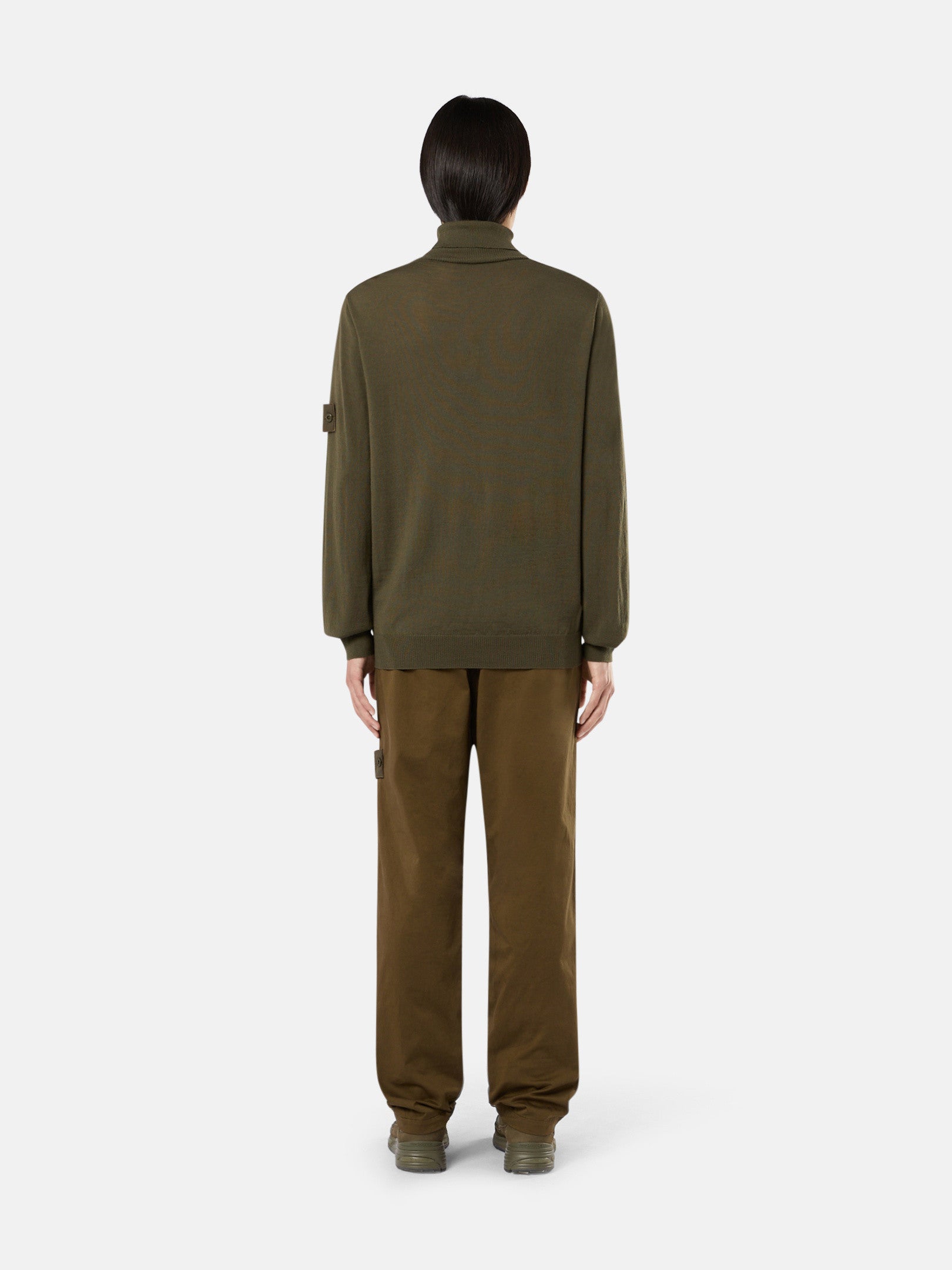 337F6 STRETCH COTTON WOOL SATIN_STONE ISLAND GHOST