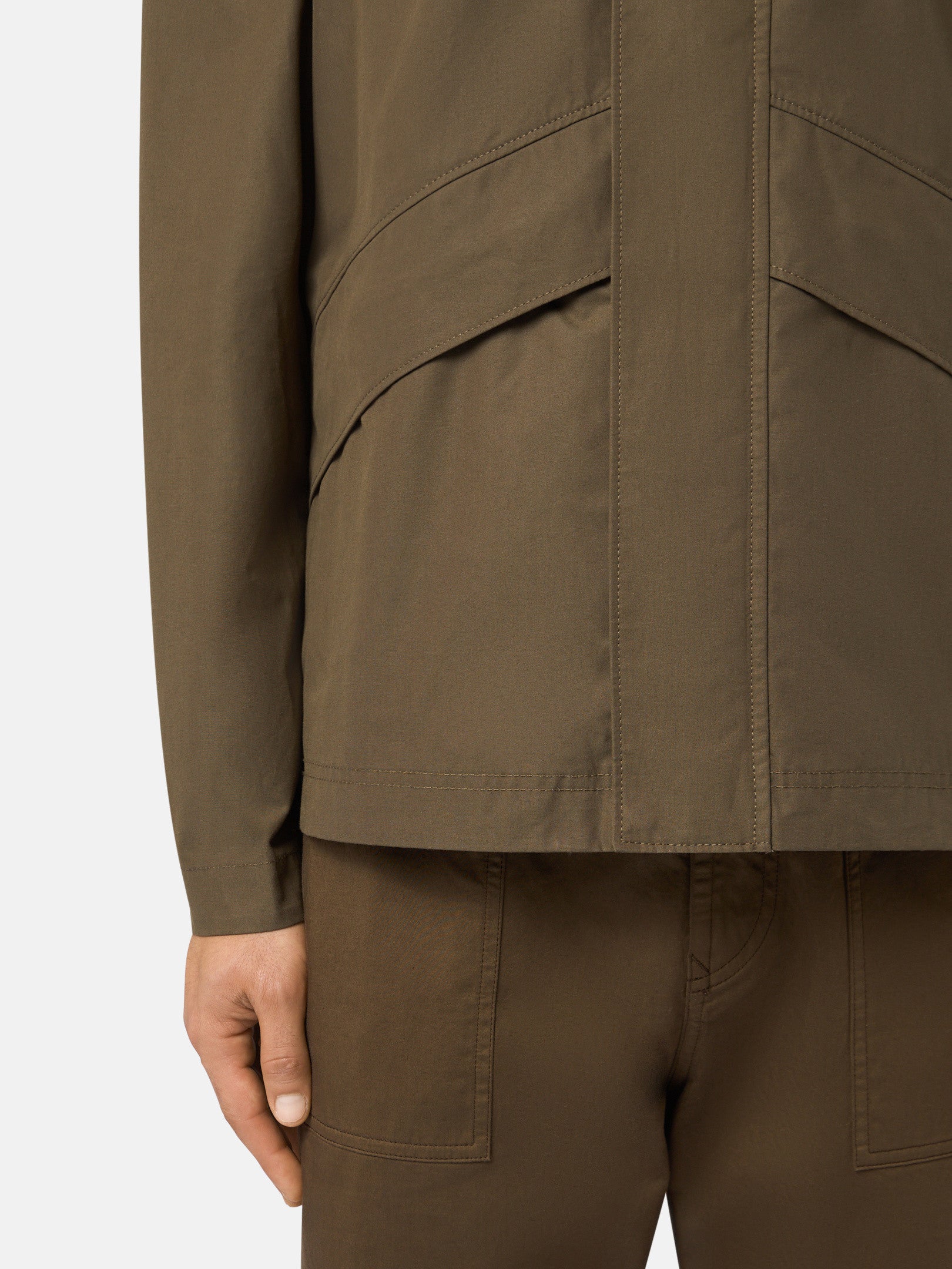 107F1 WEATHERPROOF COTTON CANVAS_STONE ISLAND GHOST