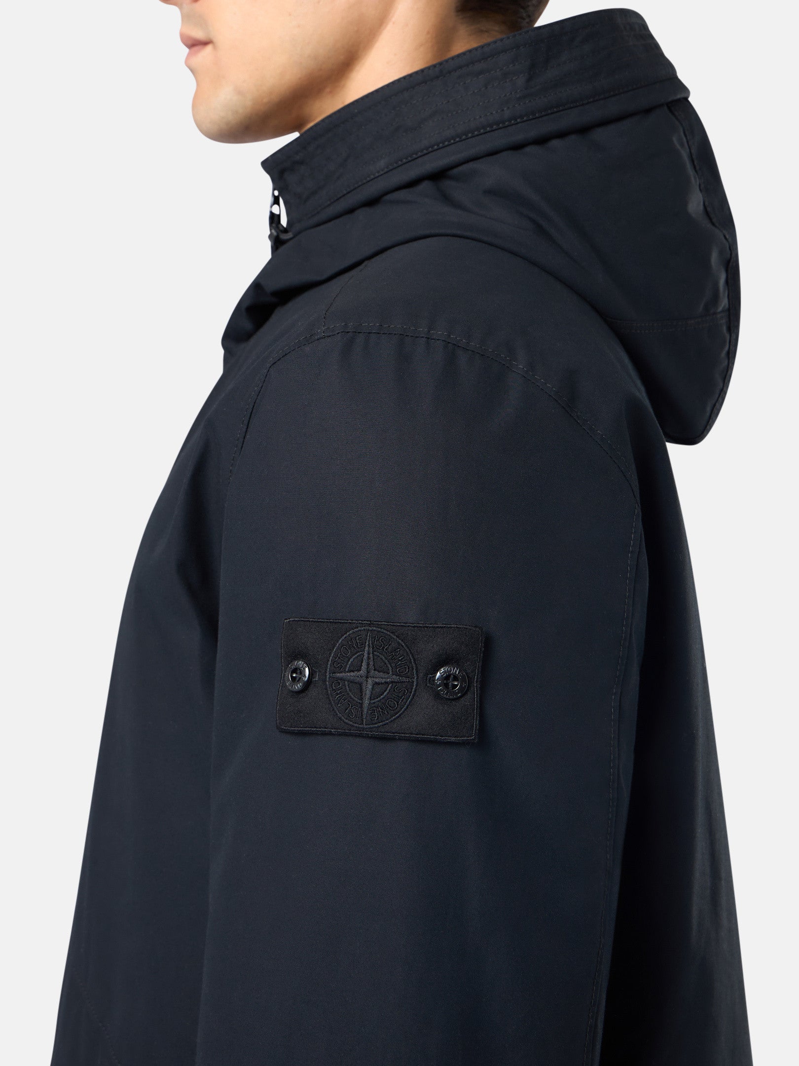 419F1 WEATHERPROOF COTTON CANVAS_STONE ISLAND GHOST