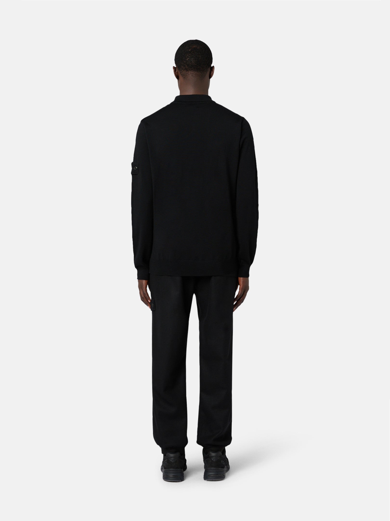 331F4 WOOL NYLON FLANNEL_STONE ISLAND GHOST