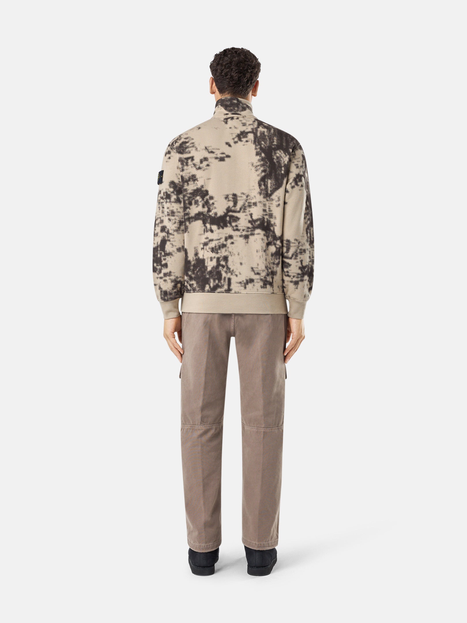 660E3 CAMOUFLAGE ORGANIC COTTON DIAGONAL FLEECE