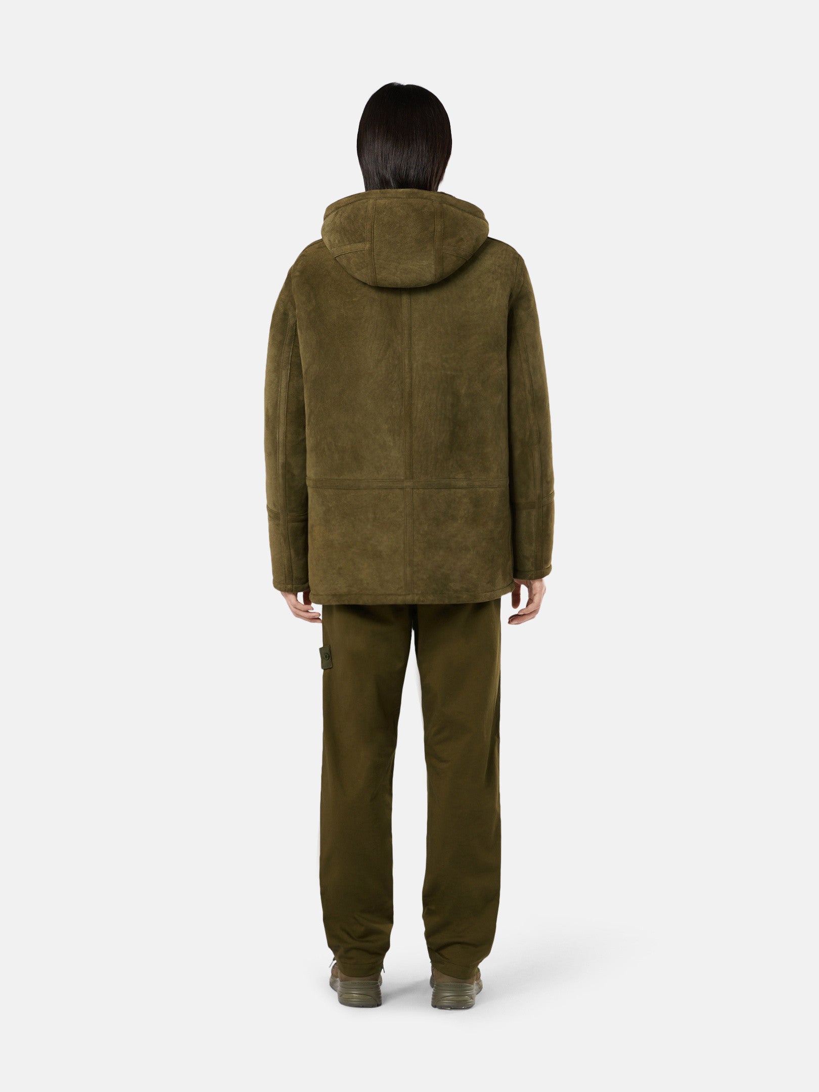 002F9 SUEDE SHEEPSKIN_STONE ISLAND GHOST