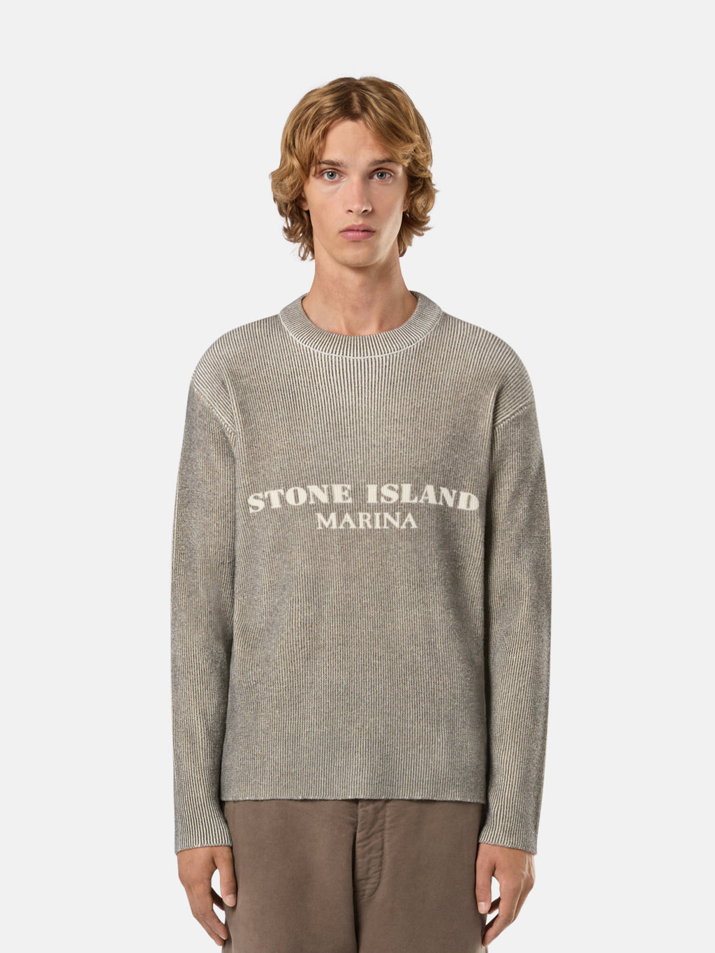 542XB PRINTED WOOL BLEND_STONE ISLAND MARINA