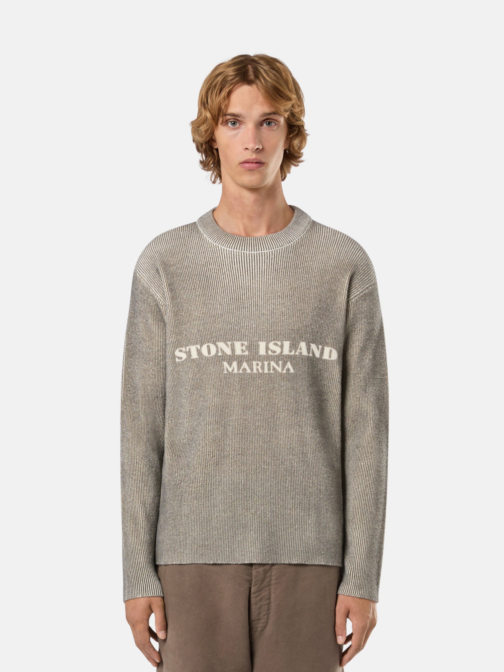 542XB PRINTED WOOL BLEND_STONE ISLAND MARINA