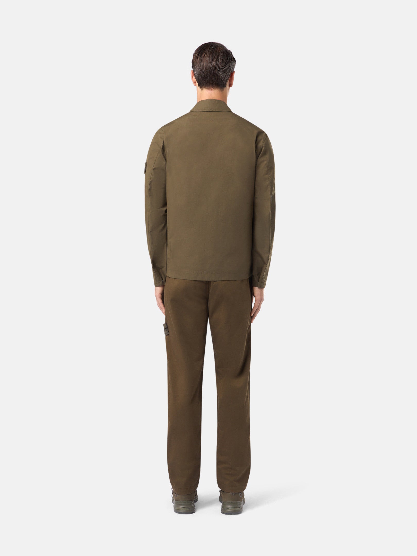 107F1 WEATHERPROOF COTTON CANVAS_STONE ISLAND GHOST