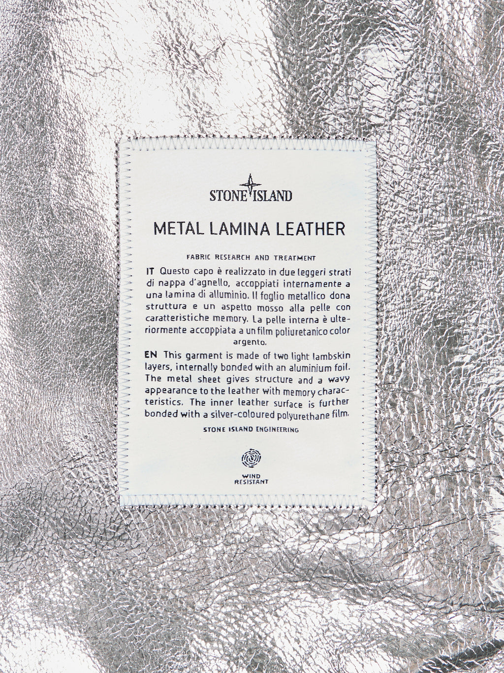 00398 METAL LAMINA LEATHER