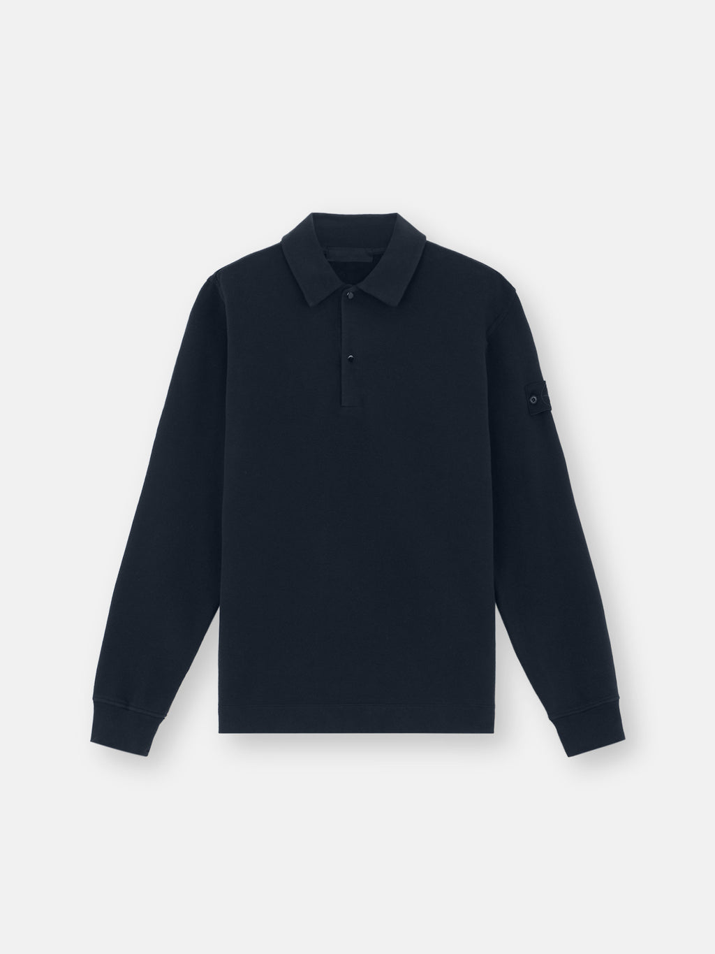 649F7 STRETCH ORGANIC COTTON FLEECE_STONE ISLAND GHOST