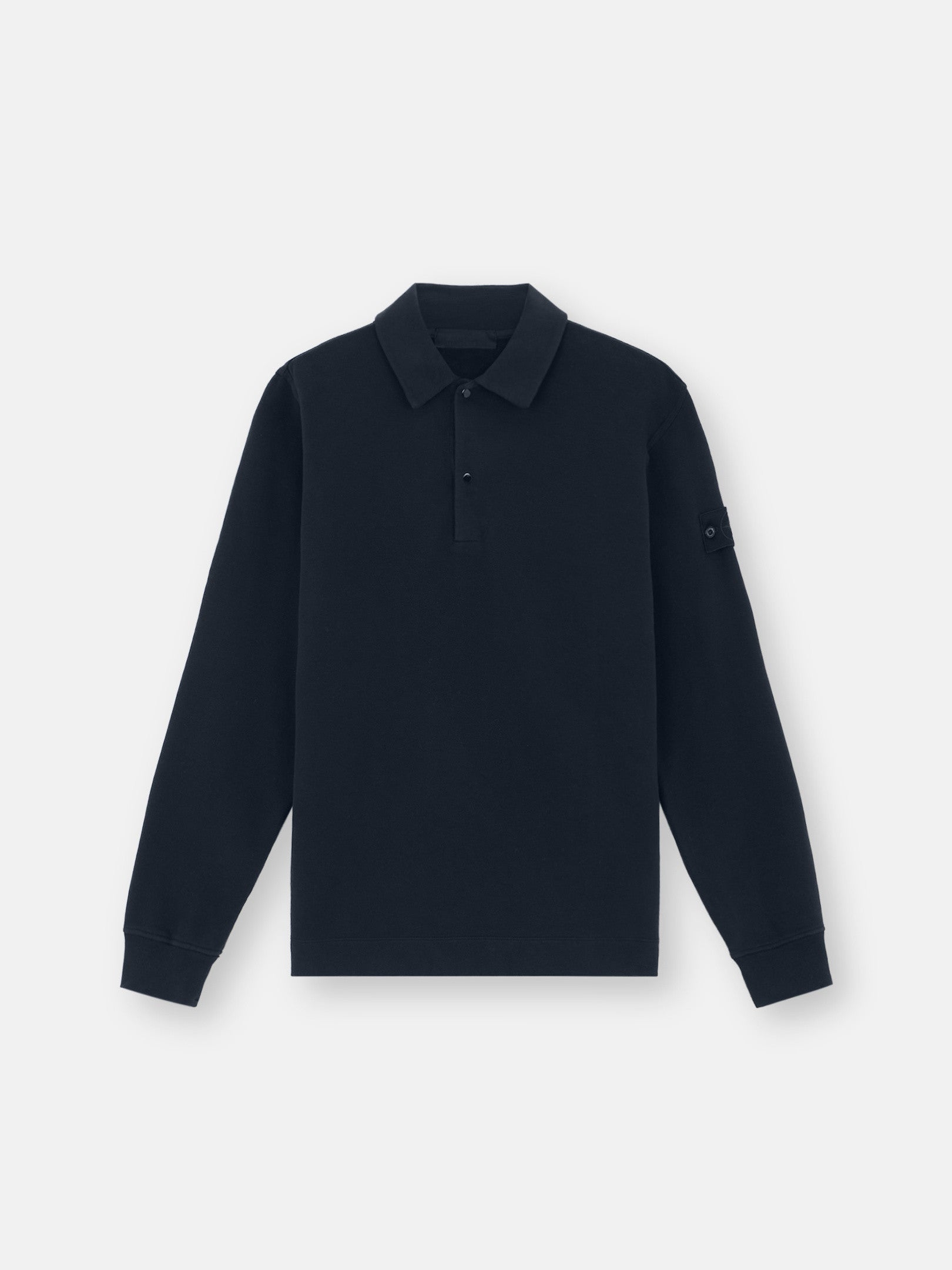 649F7 STRETCH ORGANIC COTTON FLEECE_STONE ISLAND GHOST