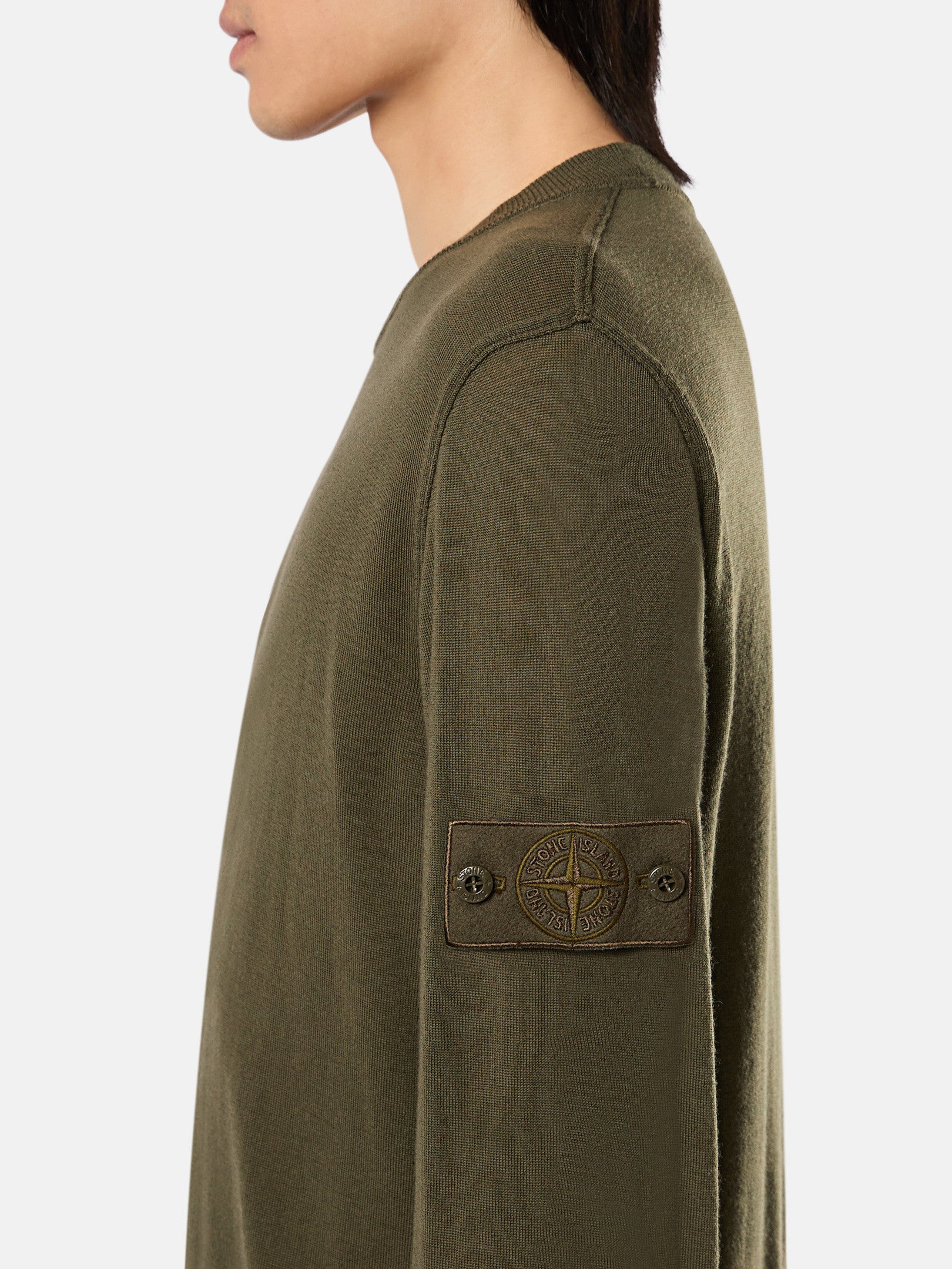 566FC LIGHT PURE RWS WOOL_STONE ISLAND GHOST