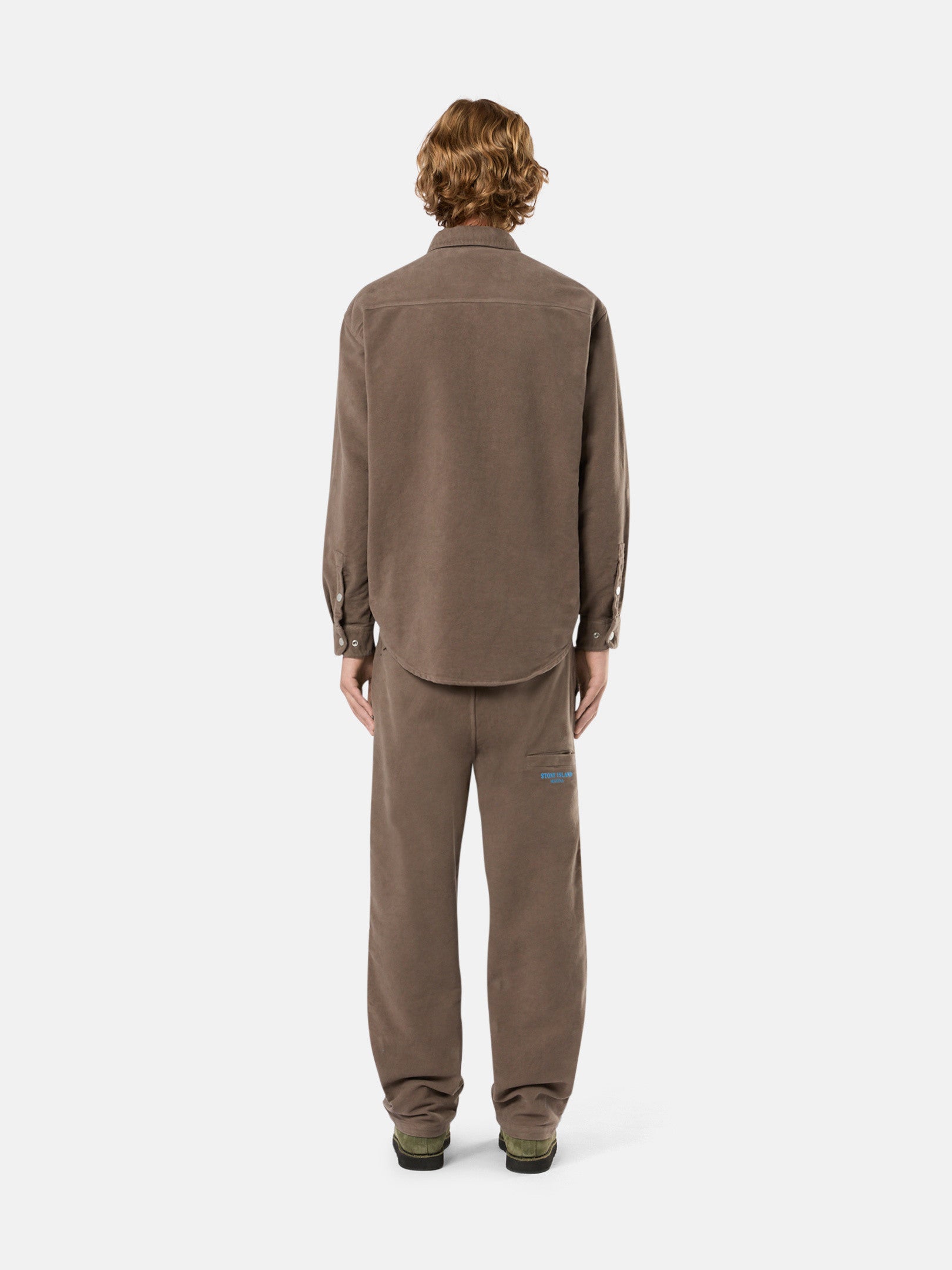 319X6 COTTON MOLESKIN_STONE ISLAND MARINA